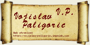 Vojislav Paligorić vizit kartica